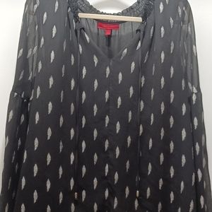 COPY - L Black and Silver Jennifer Lopez Top